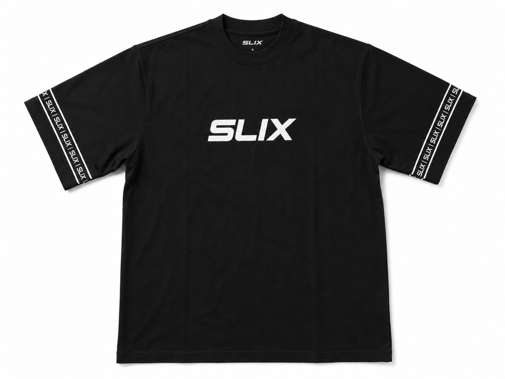 SLIX ATHLETICS MIDNIGHT BLACK TEE